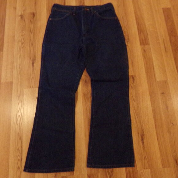 Men's Wrangler Denim Jeans 33x30'' Dark Wash - Picture 5 of 13
